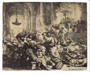 Rembrandt Harmensz. van Rijn The Expulsion of the Moneu-Changers from the Temple  - Hermitage